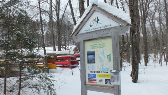 Trail-sign-Oxtongue-Lake-Ontario1
