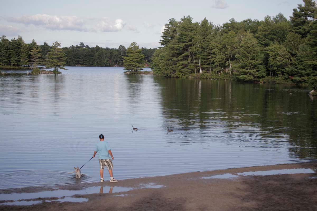 Six Mile Lake Provincial Park Beach