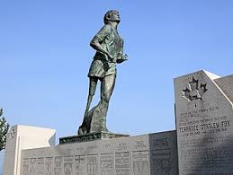 Terry Fox National Historic Person Plaque