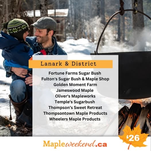 Lanark Highlands Maple Weekend